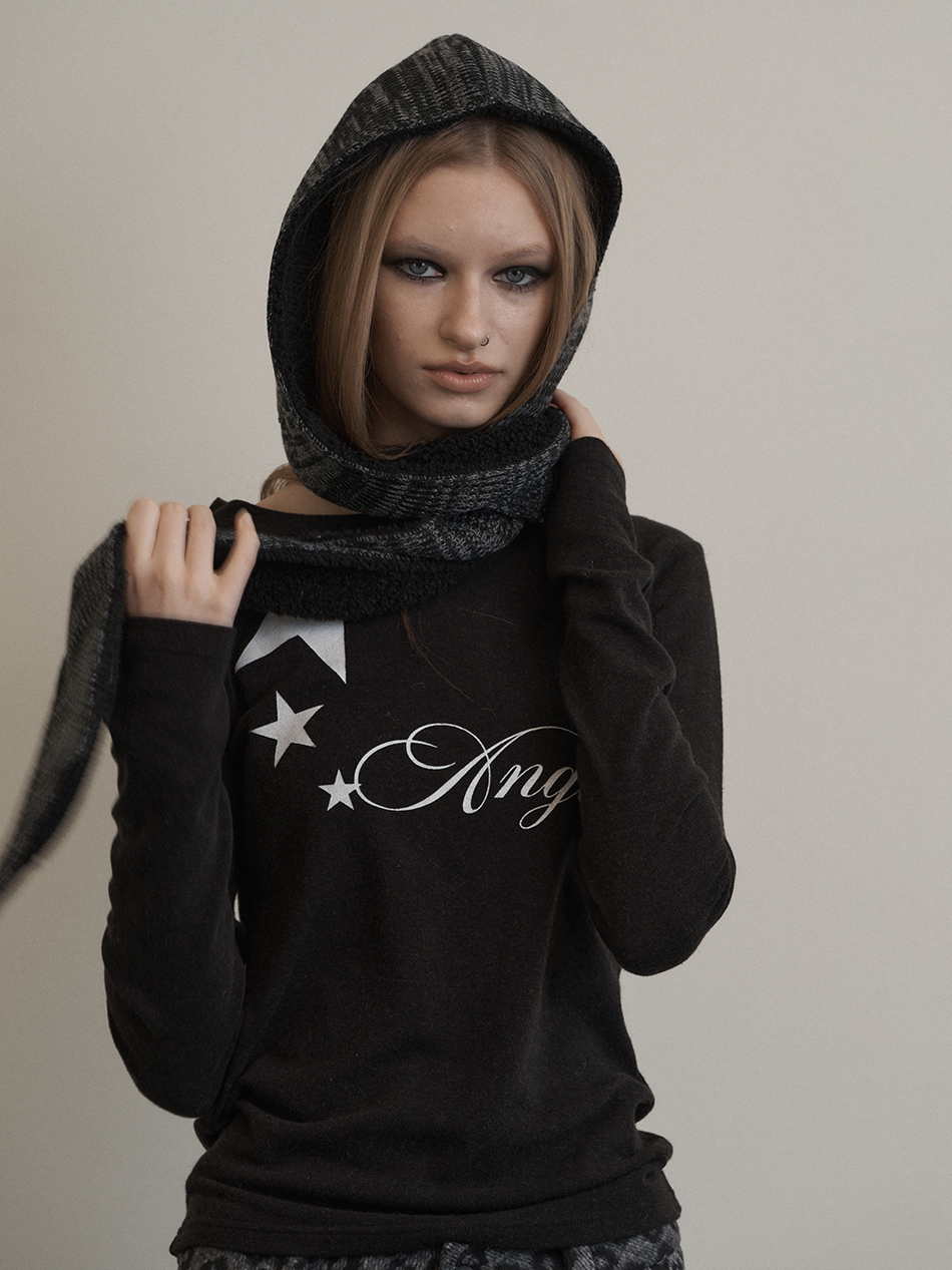 SETUP-EXE ★POCKET HOODIE MUFFLER MUSINSA | SETUPEXE POCKET HOODIE MUFFLER / BLACK