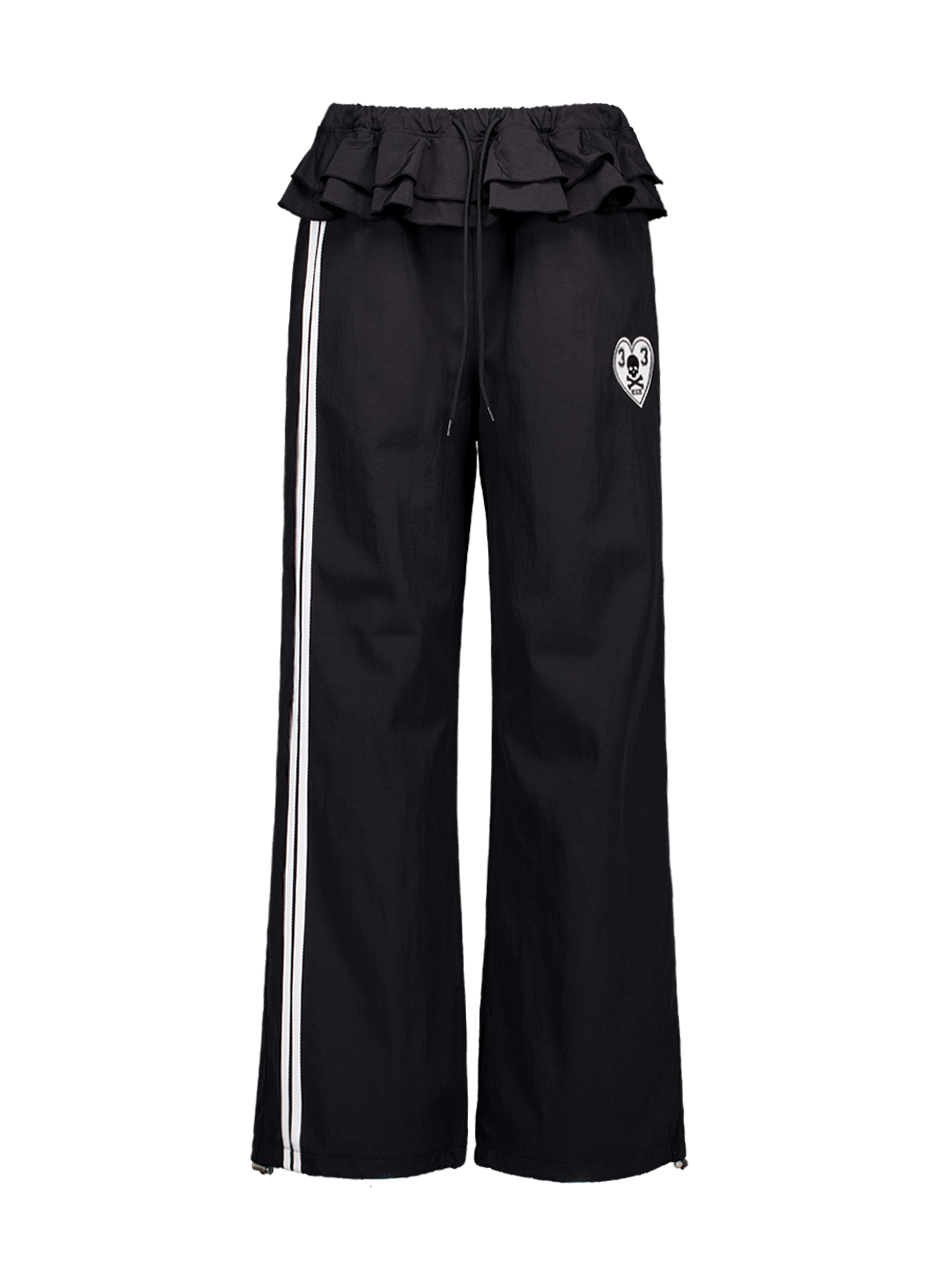 SETUP-EXE★韓国★人気★FRILL SPORTY PANTS 2色 SETUP-EXE】STAR SPORTY ZIP-UP | OUR BRAND,SETUP-EXE