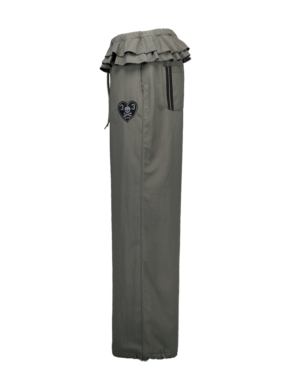【韓国人気】SETUPEXE FRILL SPORTY PANTS SETUP-EXE】FRILL SPORTY PANTS | OUR BRAND,SETUP-EXE