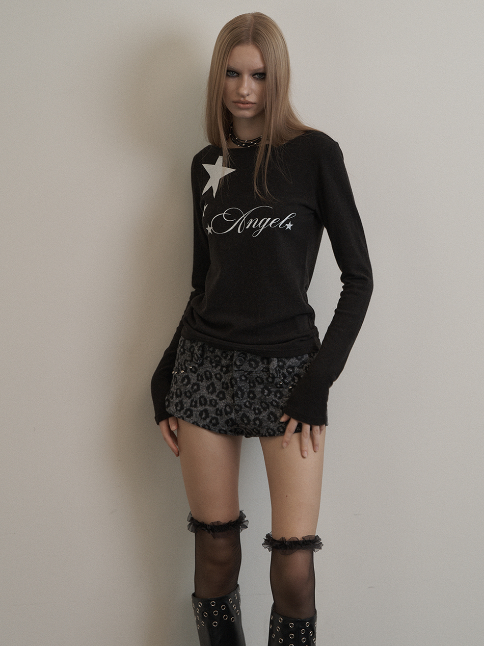 MUSINSA公式 | SETUP-EXE LEOPARD SHORT PANTS / CHARCOAL