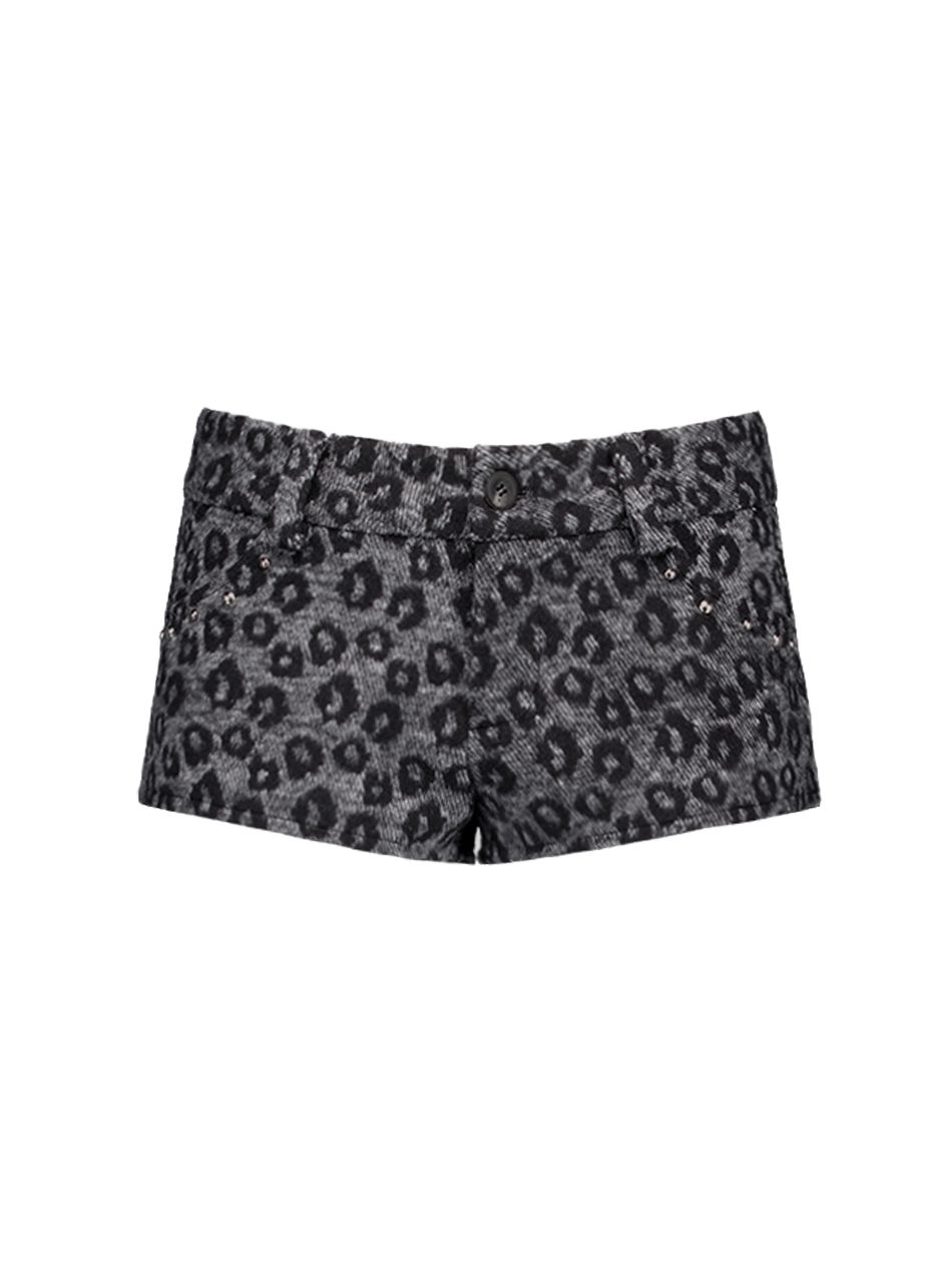 MUSINSA公式 | SETUP-EXE LEOPARD SHORT PANTS / CHARCOAL