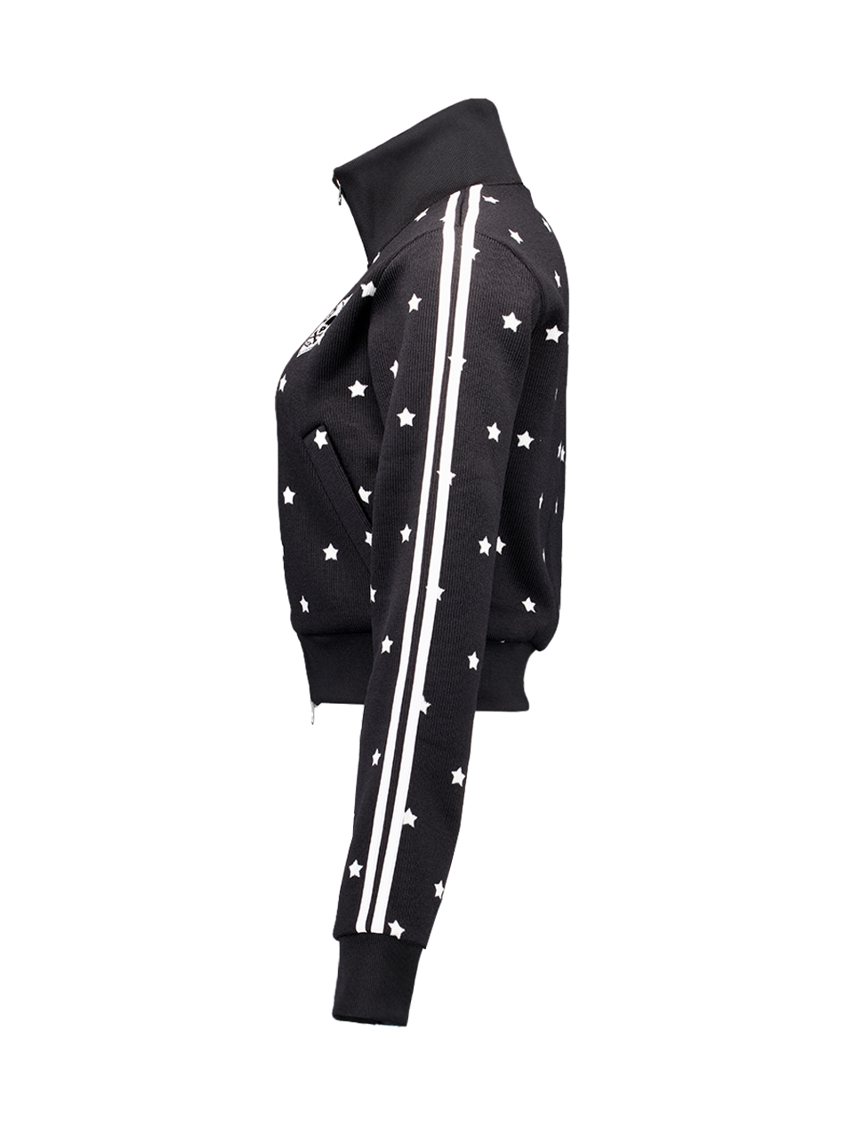 MUSINSA | SETUPEXE STAR SPORTY ZIP-UP / BLACK