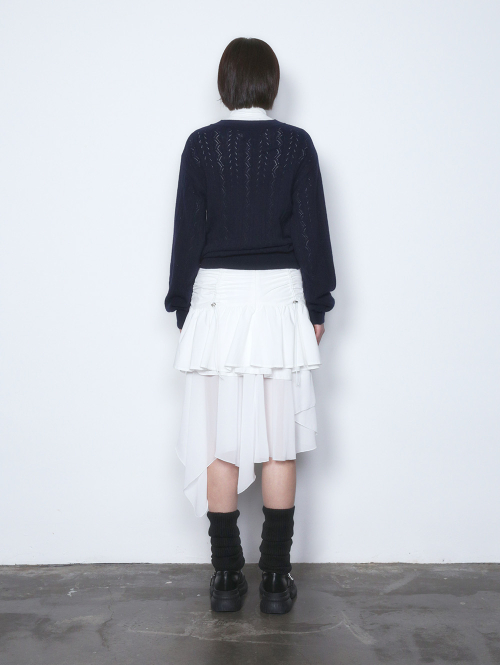 V-NECK SWEATER [NAVY]