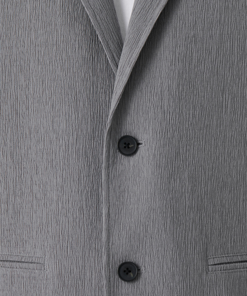Свободный жакет из жатой ткани Grey