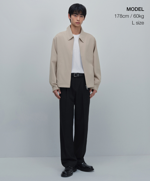 Легкий минималистичный жакет свободного кроя [light beige]
