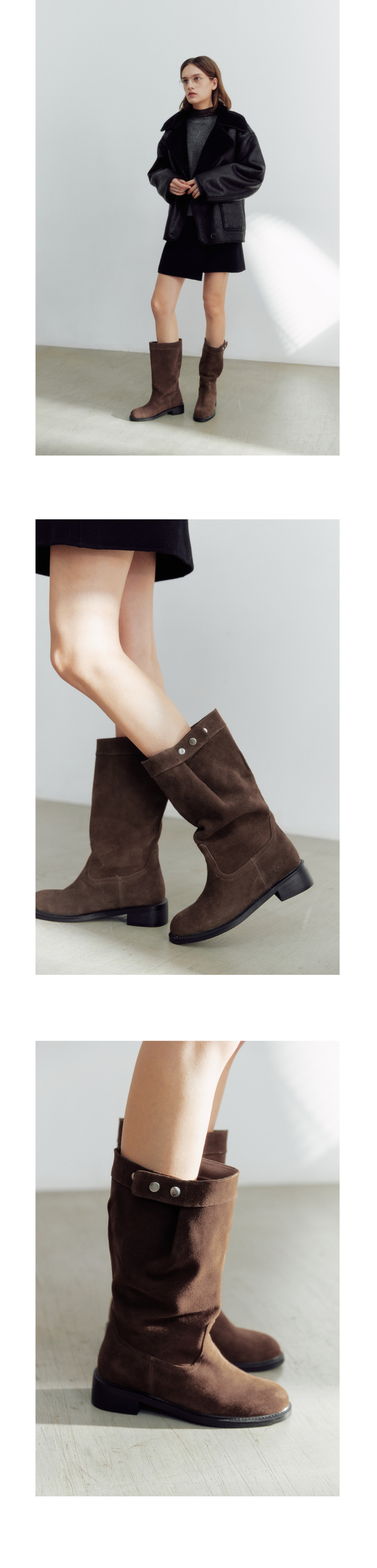 MUSINSA | KOMOREBI MUSEUM KM299 Handmade cow leather snap