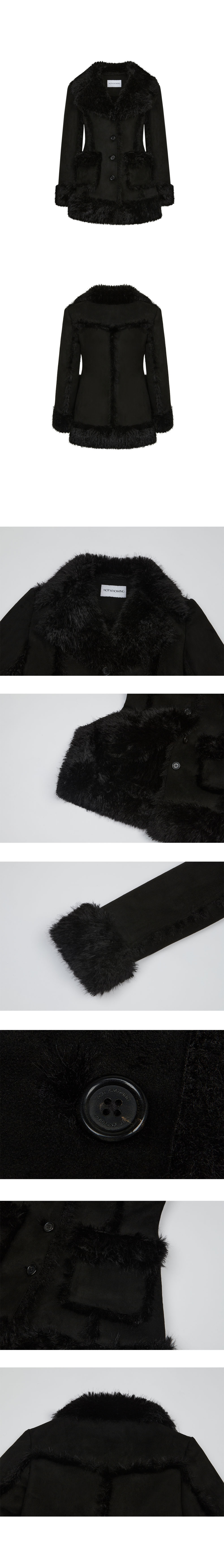 【NOT KNOWING】 Hourglass Mouton Fur Coat /追跡付 MUSINSA | NOTKNOWING Hourglass Mouton Fur Coat (BLACK)