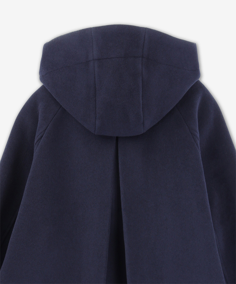 ★Ganni★ Boiled Wool Midi Jacket Sky Captain F9712683 F9712 Sky Captain Dark Blue Midi Jacket | GANNI