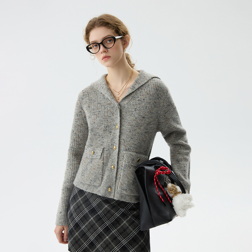 WD_Sailor collar pocket cardigan_2color