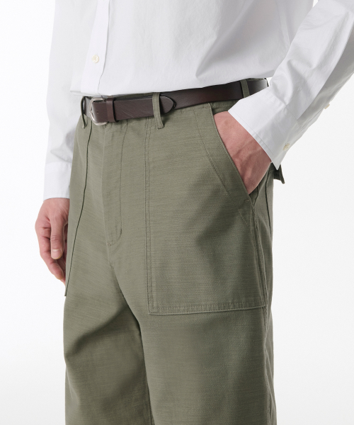 WIDE REPLICA FATIGUE PANTS [OLIVE]