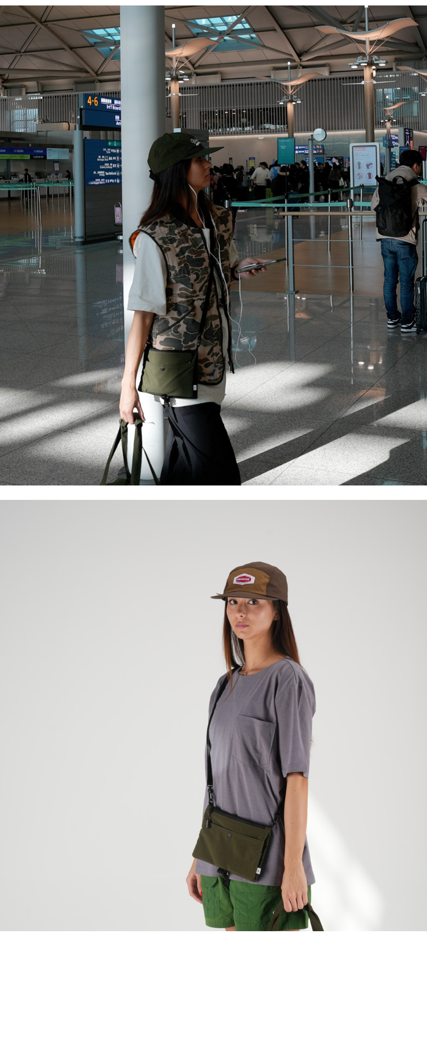 릿지라인 리버시블 크로스백