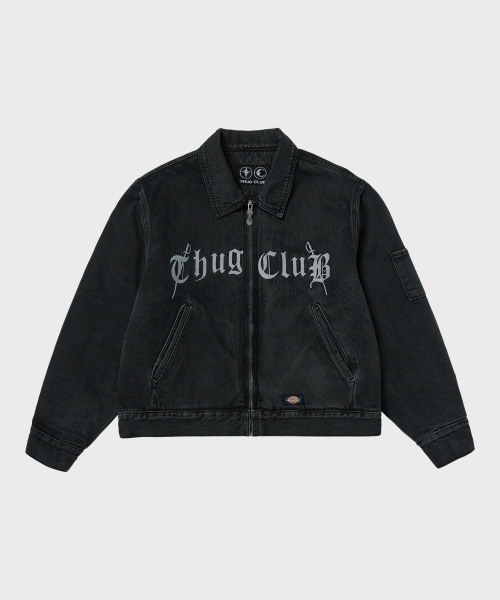 Куртка X Thug Club Washed Eisenhower Black