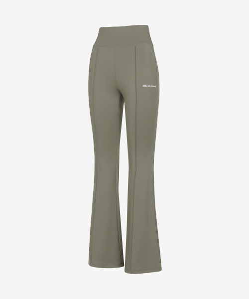 Легинсы клеш с начесом и H-вырезом, 5COLOR
