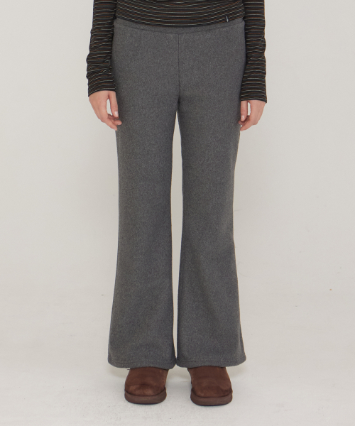 D. BASIC FLEECE BOOTS CUT PANTS - 4 COLOR