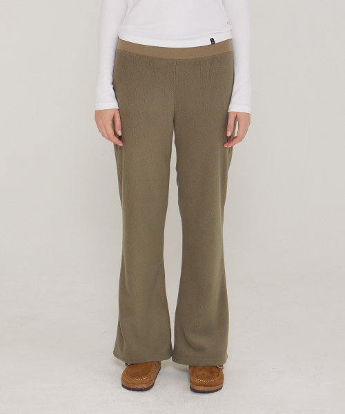 D. BASIC FLEECE BOOTS CUT PANTS - 4 COLOR