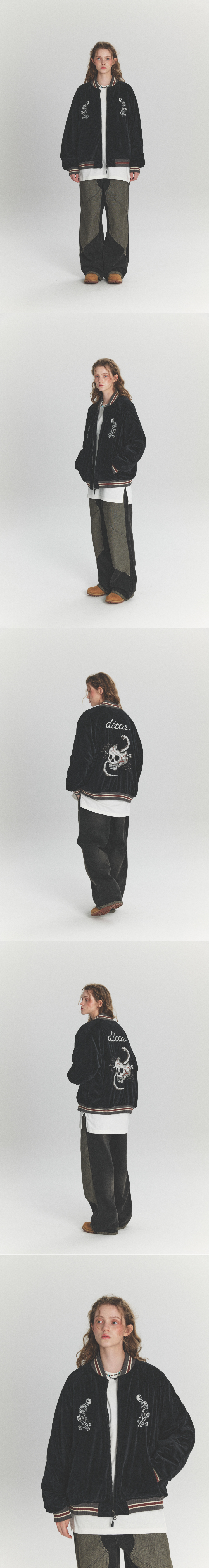【CPGN STUDIO】24FW★ Skull Web Souvenir Jacket MUSINSA | CPGN STUDIO Skull Web Souvenir Jacket Black