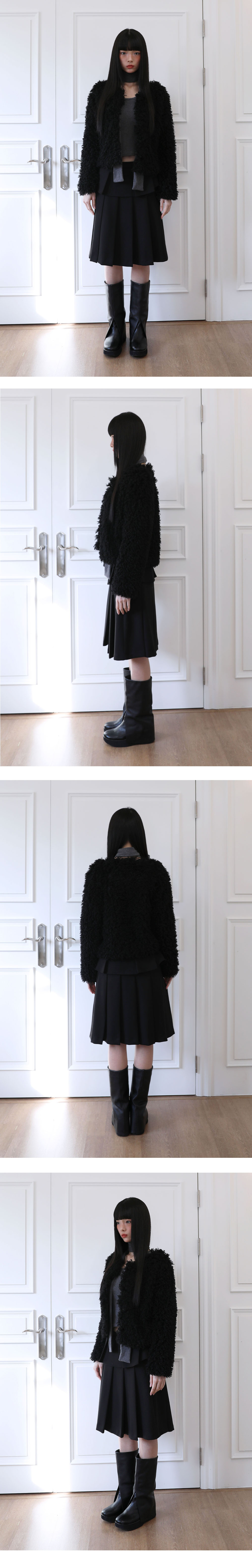 MUSINSA | UGLYSHADOW Puppy Jacket (Black)