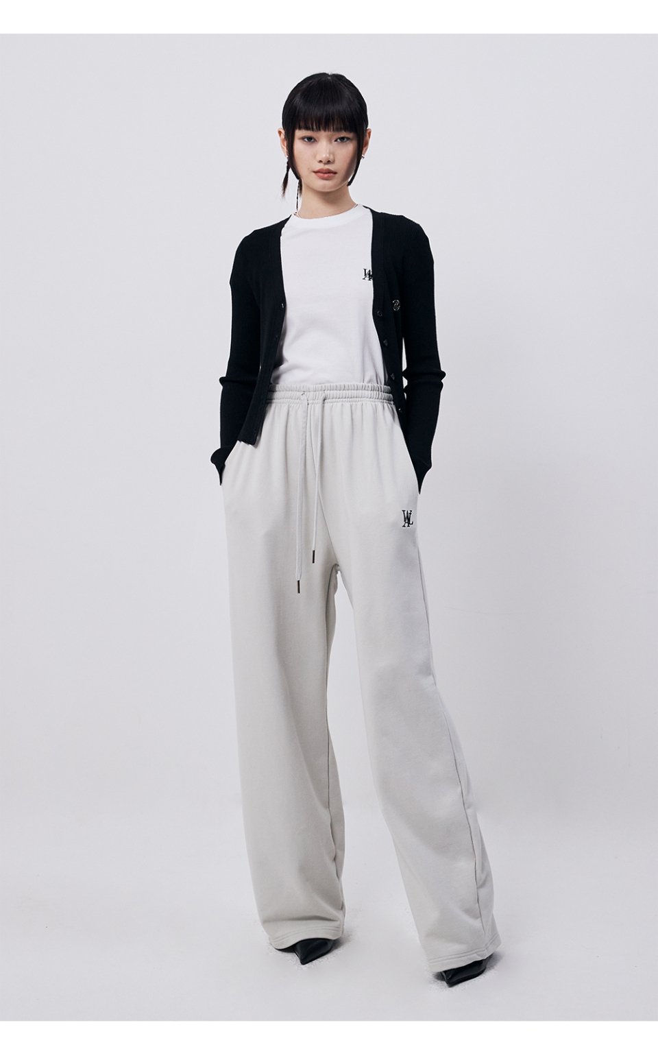 パンツ WOOALONG Brushed Signature relax wide pants WINE WL234JLP09U MUSINSA | WOOALONG Signature relax wide pants (9colors)