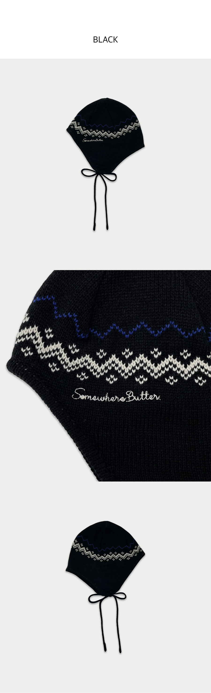 [SOMEWHERE BUTTER]★24FW★韓国人気★Pita Nordic Beanie MUSINSA | SOMEWHEREBUTTER Pita Nordic Beanie - 2Color