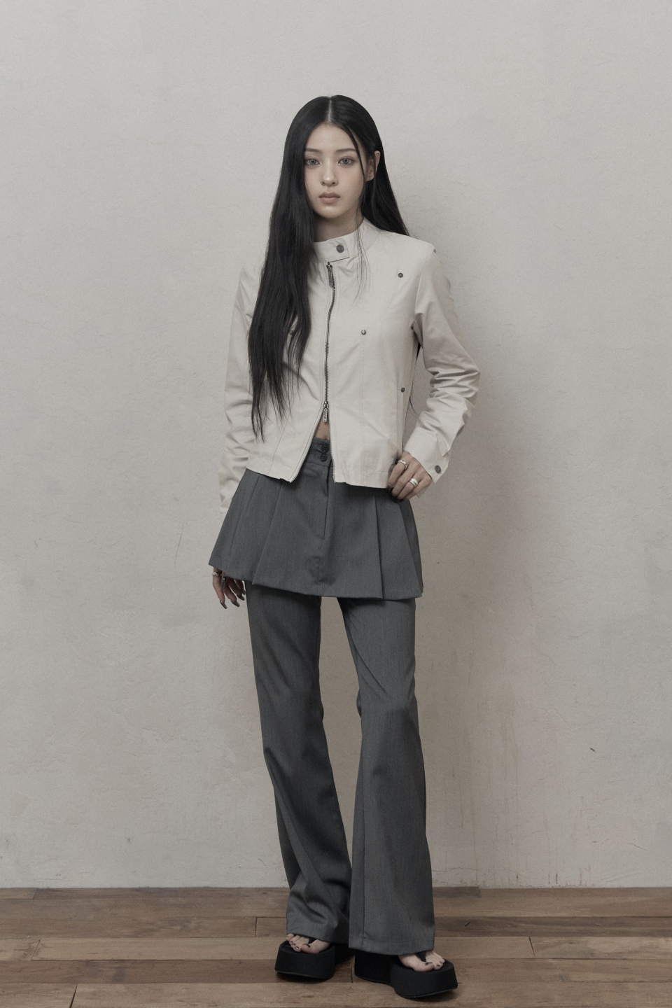 카키포인트(KHAKIPOINT) Rivet Cotton Jacket (beige) - 사이즈 & 후기