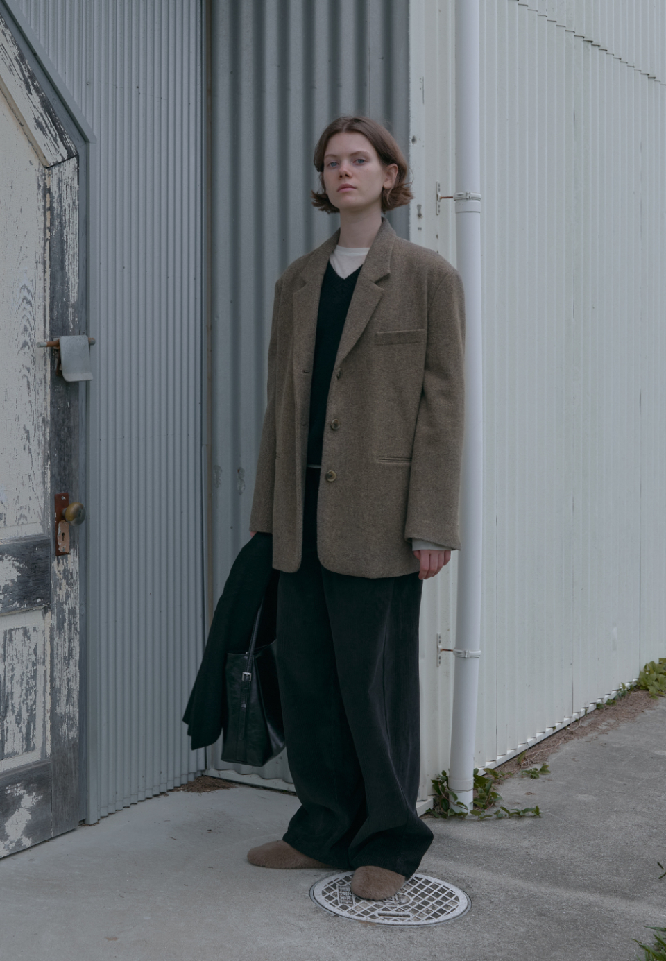 ★ POSZER★ Corduroy banding pants olive 244CDBPT033F MUSINSA | POSZER Corduroy banding pants (black)