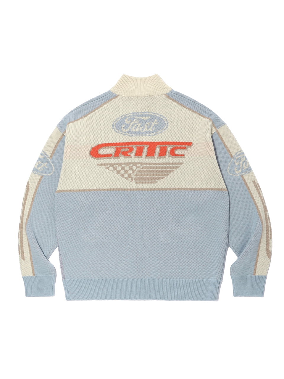 musinsa ニット critic racing zip-up knit musinsa ニット critic racing zip-up knit