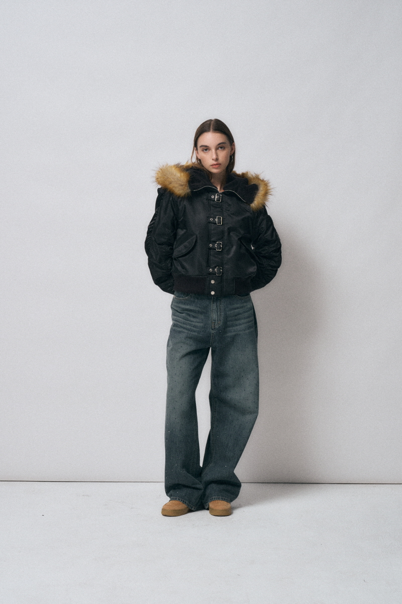 [MIDNIGHT MOVE] buckle jumper ☆送料込☆ MUSINSA公式 | MIDNIGHT MOVE buckle jumper [black]