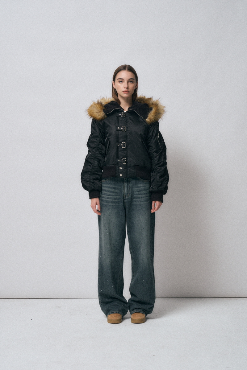 ● MIDNIGHT MOVE ● Buckle Jumper MUSINSA | MIDNIGHT MOVE buckle jumper [black]