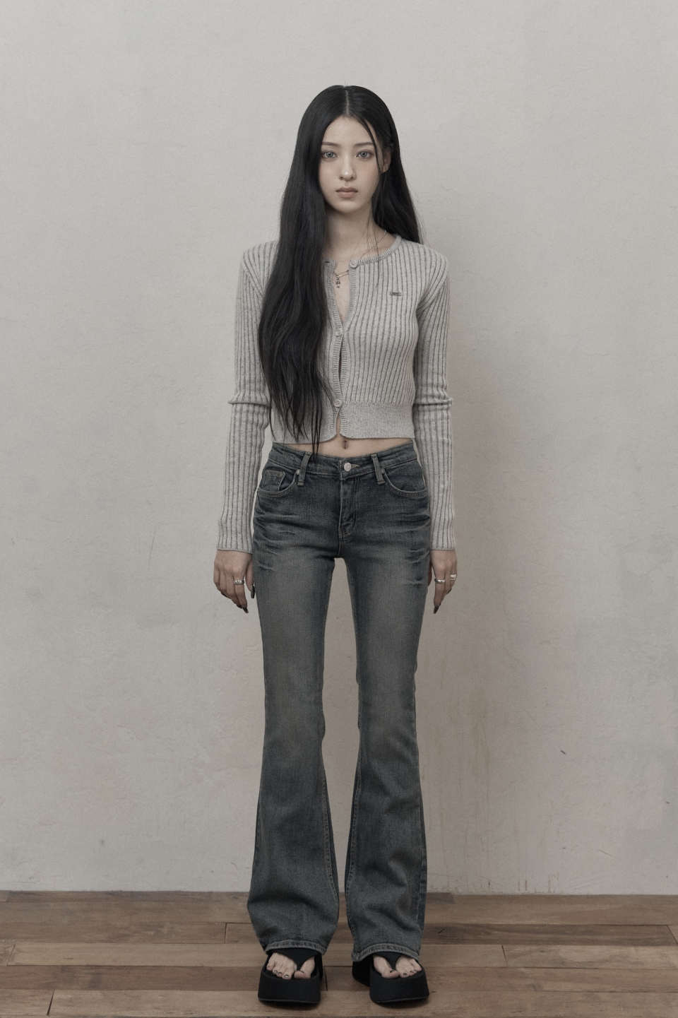 送料/関税込 ●KHAKIPOINT● Basic Bootcut Jeans MUSINSA公式 | KHAKIPOINT Basic Bootcut Jeans (blue)