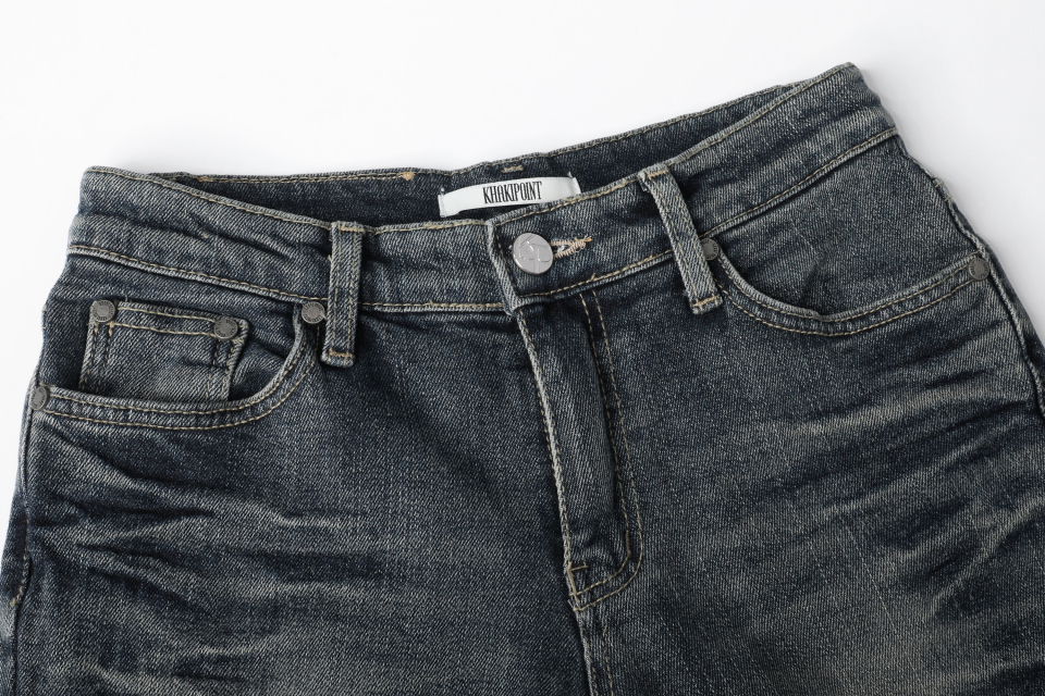MUSINSA | KHAKIPOINT Basic Bootcut Jeans (blue)