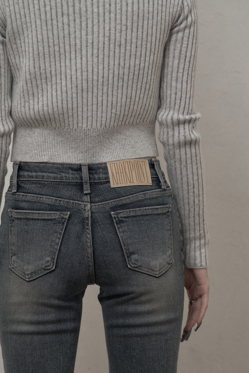MUSINSA | KHAKIPOINT Basic Bootcut Jeans (blue)