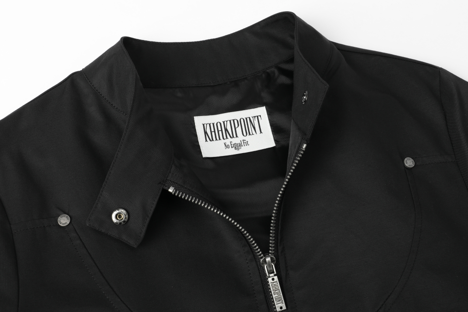 카키포인트(KHAKIPOINT) Rivet Cotton Jacket (black) - 사이즈 & 후기