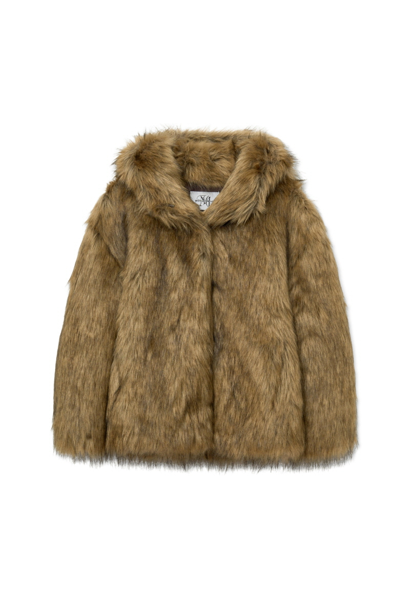 MUSINSA公式 | MIDNIGHT MOVE fur jumper [brown]