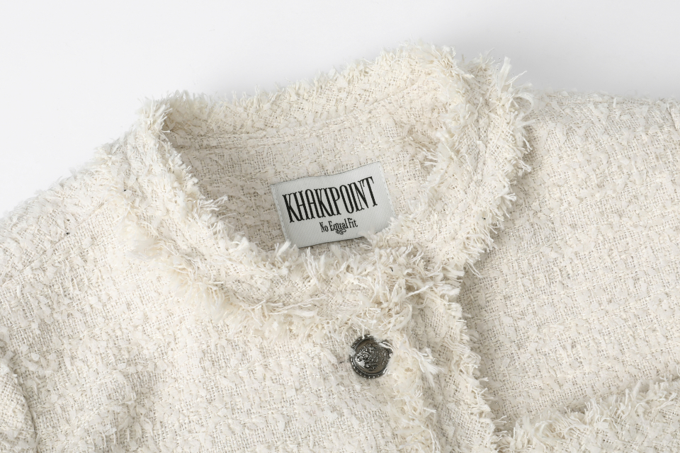 ◇KHAKIPOINT◇ Antique Crop Tweed Jacket ivory MUSINSA | KHAKIPOINT Antique Crop Tweed Jacket (ivory)
