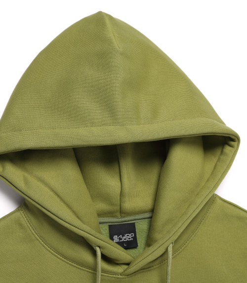 WINE ROCKS EMBROIDERY OVER-FIT худи [OLIVE]