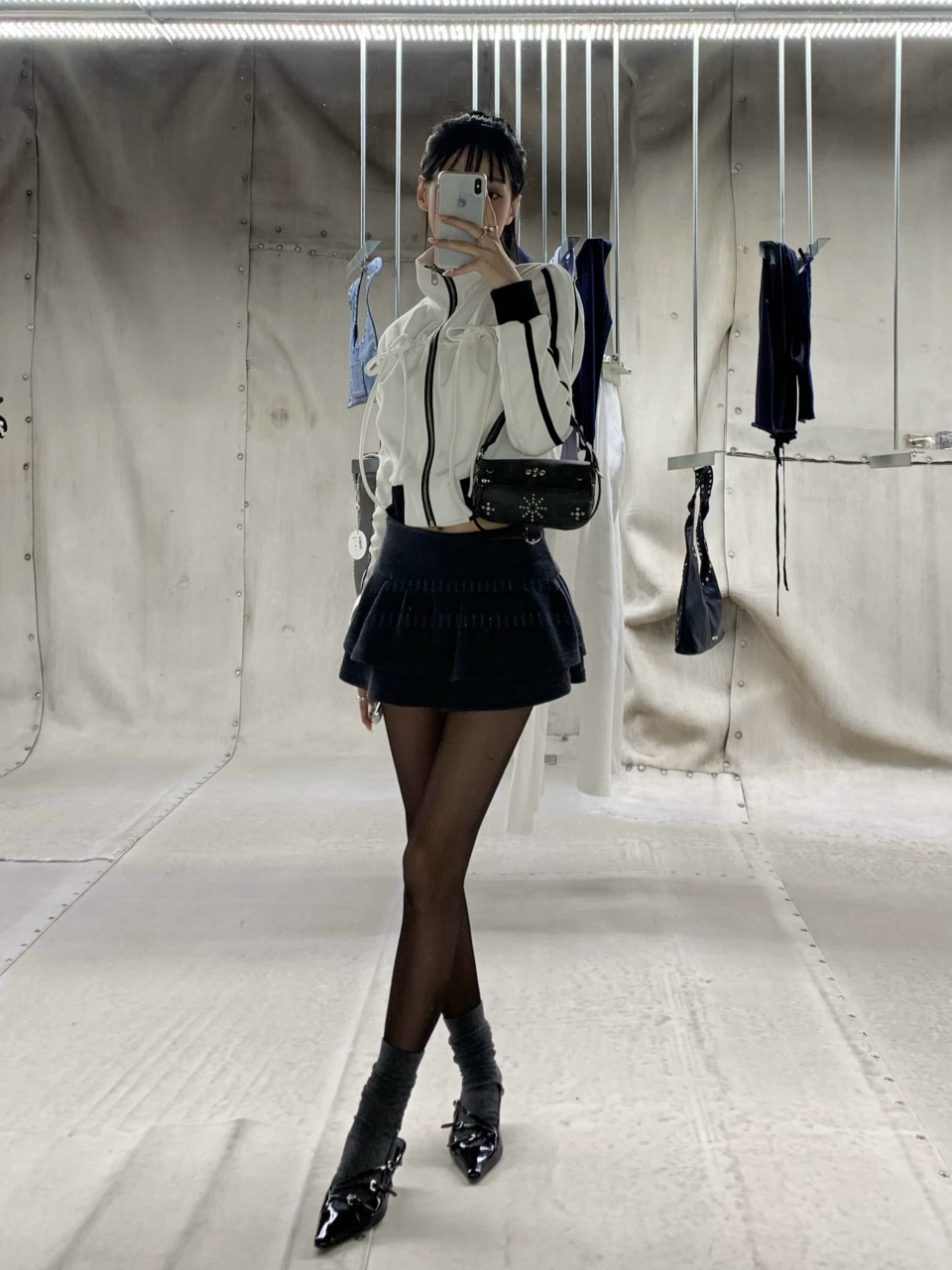 Tie Ribbon Track Top (ivory) 상세 이미지 10