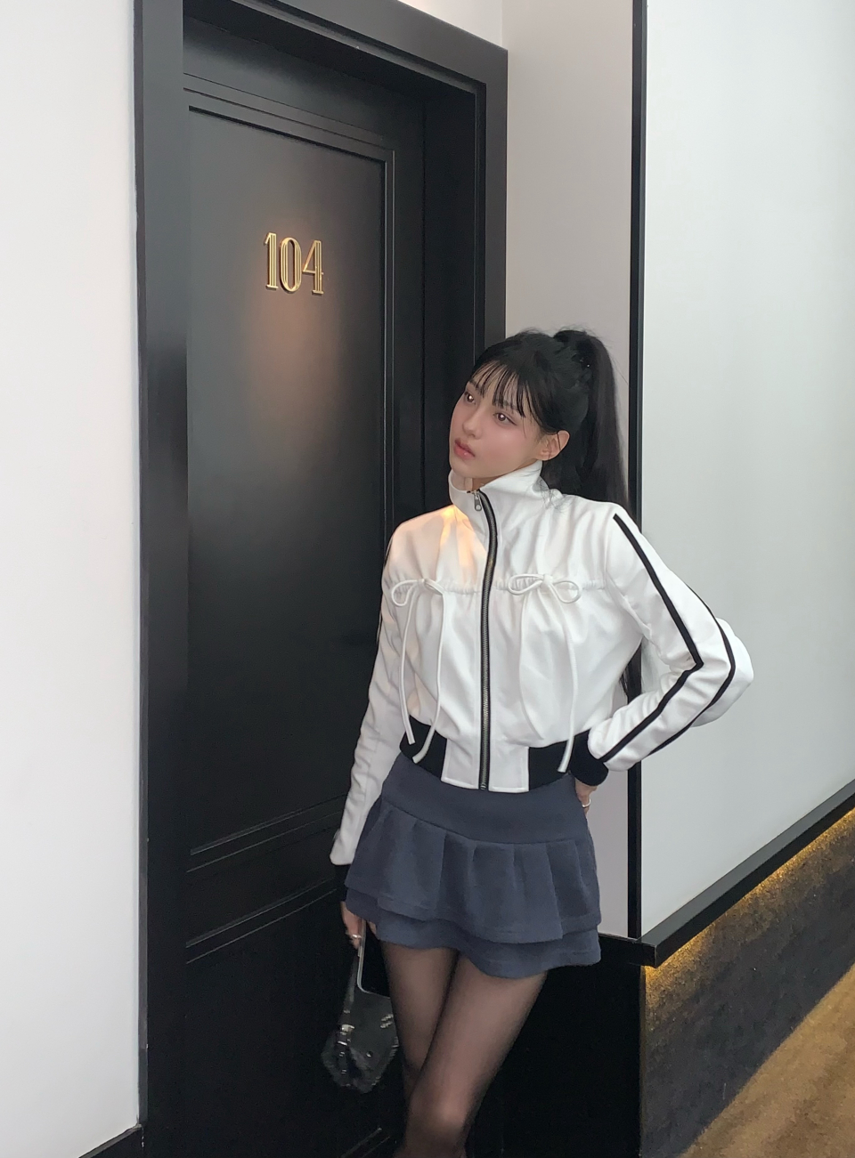 Tie Ribbon Track Top (ivory) 상세 이미지 5