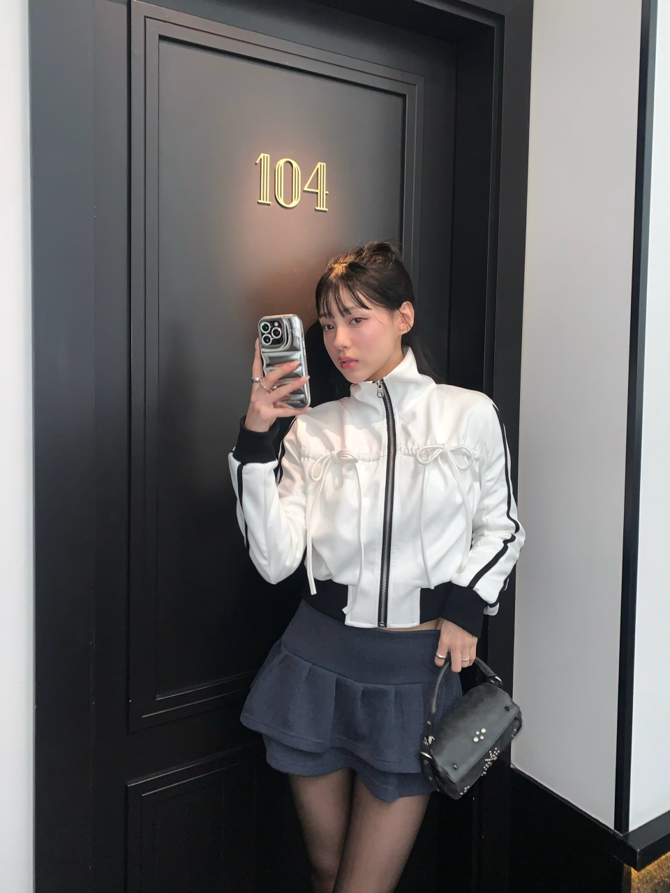Tie Ribbon Track Top (ivory) 상세 이미지 4