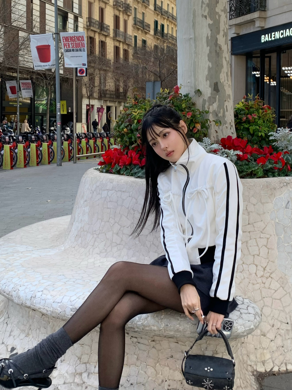 Tie Ribbon Track Top (ivory) 상세 이미지 3