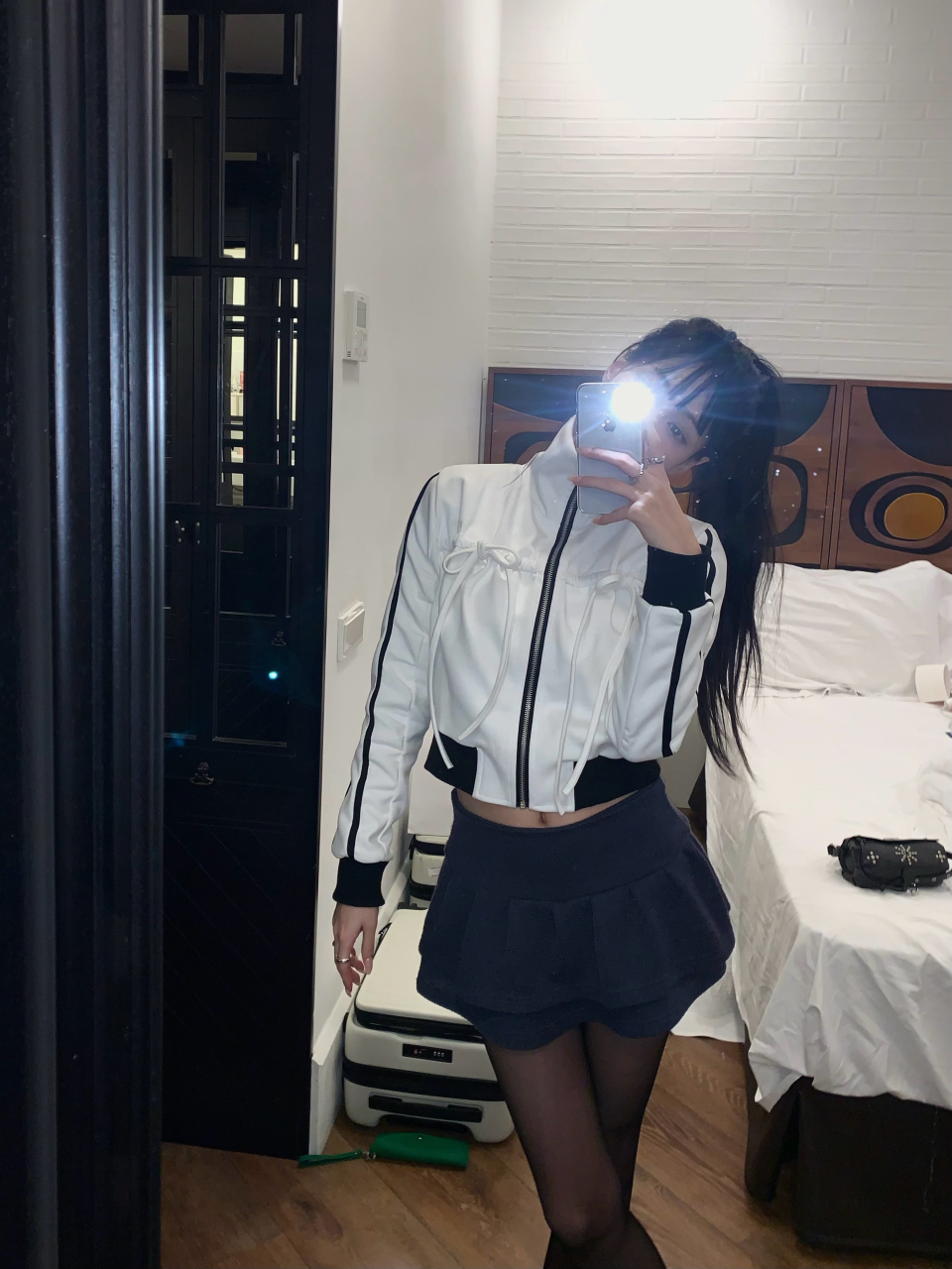 Tie Ribbon Track Top (ivory) 상세 이미지 11