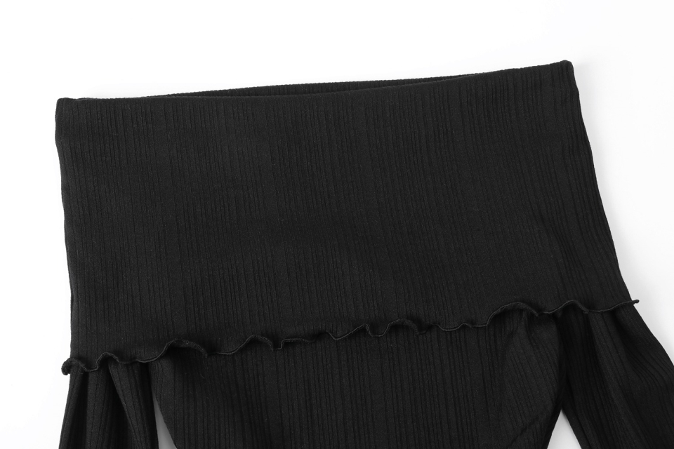 ◇KHAKIPOINT◇ Ballerina Off Shoulder black MUSINSA | KHAKIPOINT Ballerina Off Shoulder (black)