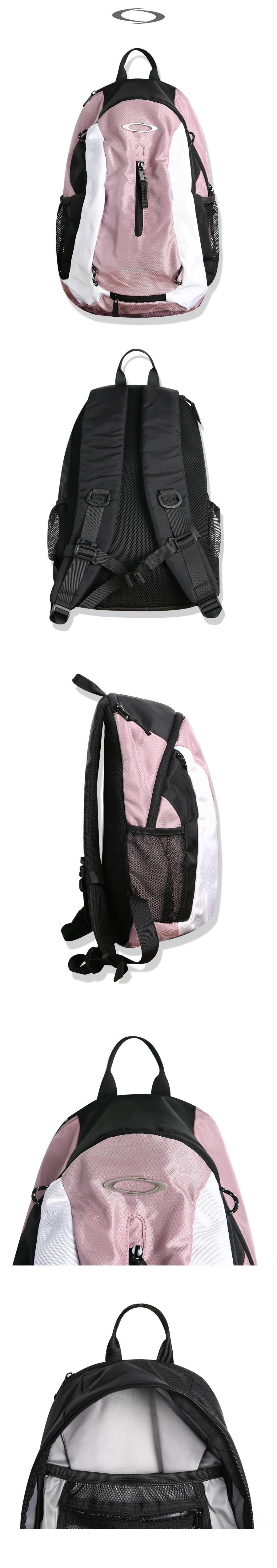 MUSINSA | NOIAGO NOI1090 Multi-logo backpack (black)