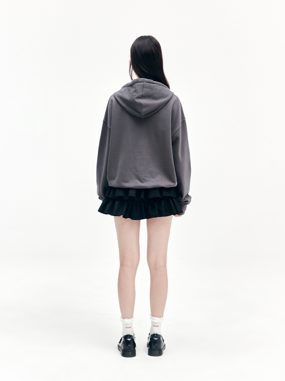 トップス YOUHEE RIBBON HOODIE / charcoal MUSINSA | YOUHEE YOUHEE RIBBON HOODIE CHARCOAL