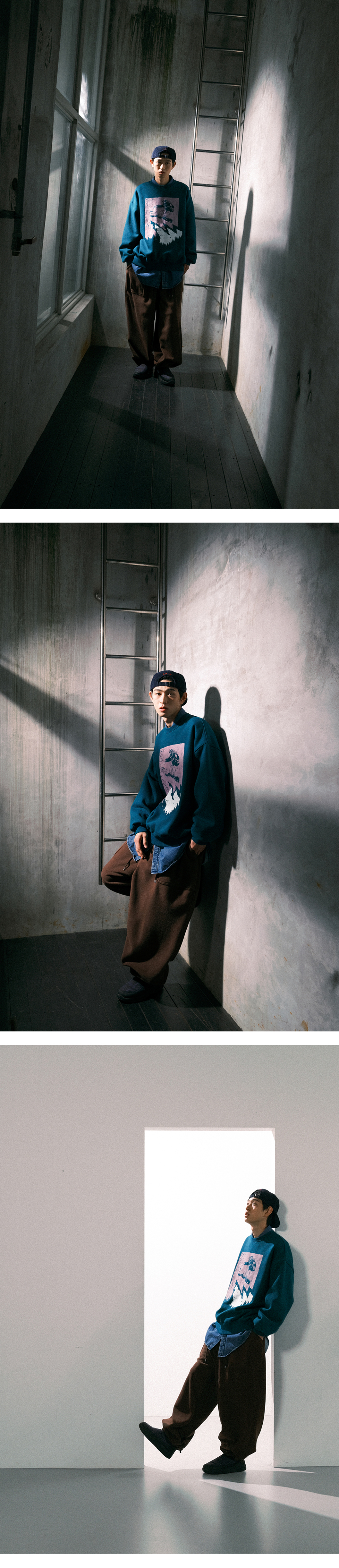 【ANGLAN】24FW★ [AG] Double String Fleece Fatigue Pants AG] Double String Fleece Fatigue Pants - Brown - ANGLAN
