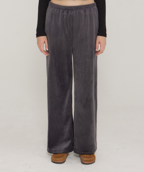 D. базовый VELOUR WIDE брюки - 4 COLOR