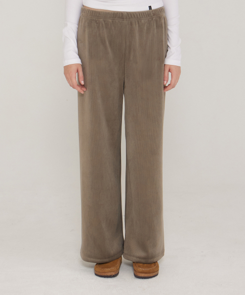 D. базовый VELOUR WIDE брюки - 4 COLOR