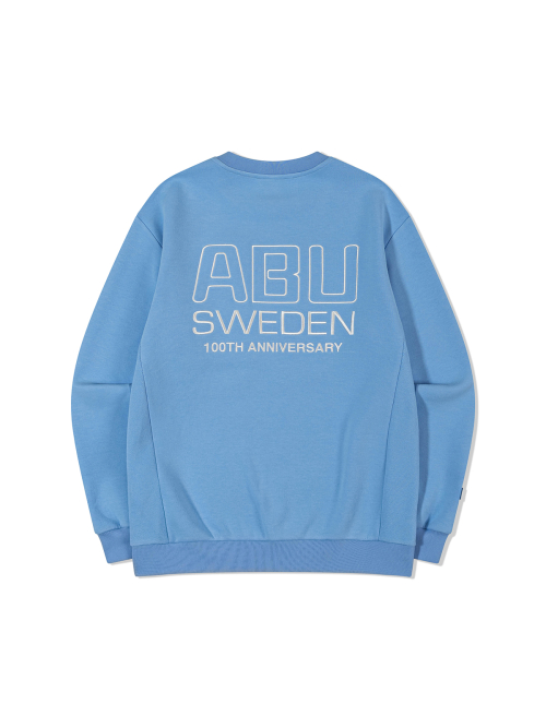 Свитшот с карманом на молнии LIGHT BLUE