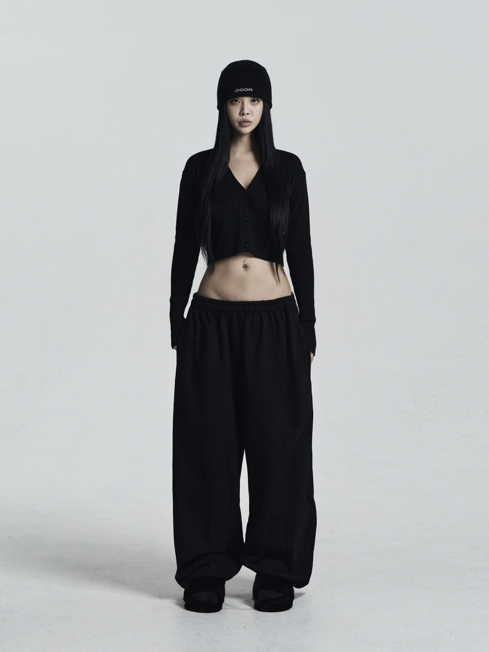 ★ODOR★ Molly wide jogger in black P0000FRX_ Ooey Gooey Jogger - Black – POPFLEX®