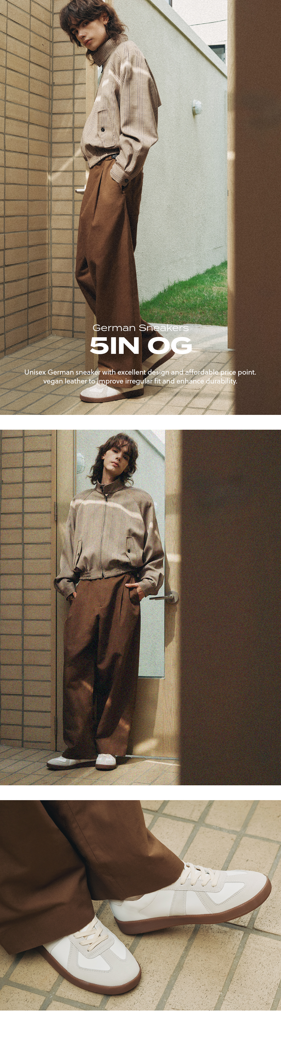 【6FIT】5IN HI Suede German Army Sneakers キ高さバージョン Six feet khaki suede German Army Trainer sneaker