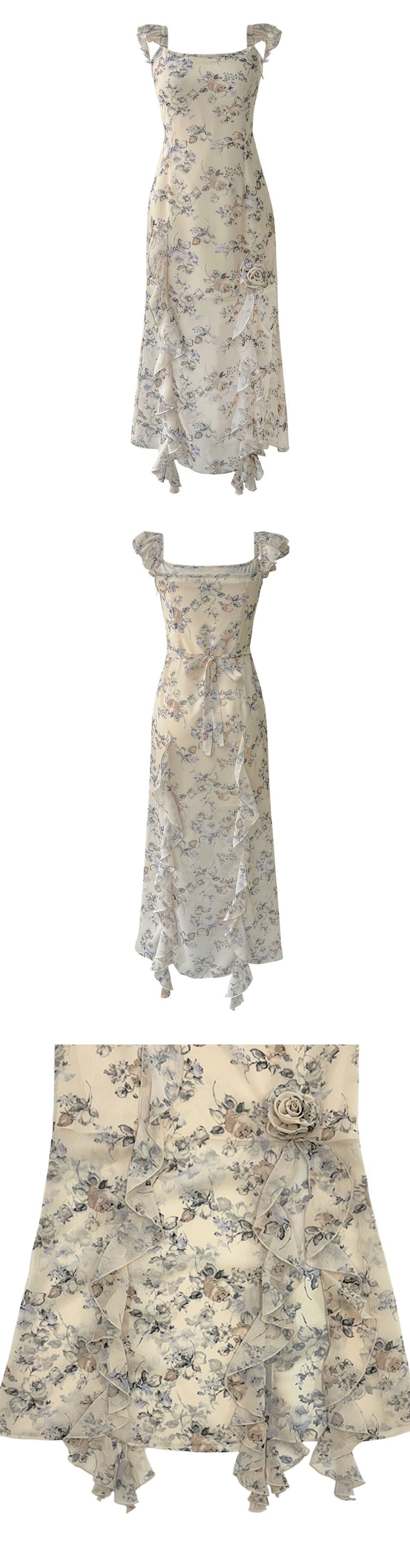 ● LOULOUSEOUL ● Mermaid of the City Dress (Cream) 루루서울(LOULOUSEOUL) Mermaid of the City Dress (Cream